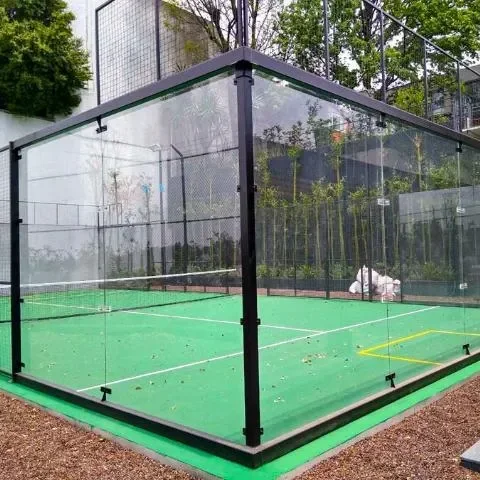JS Tennis Sports Paddle Court 10*20m Fully Equipped One Set Artificial Turf Padel Court System For Outdoor Tennis Sports