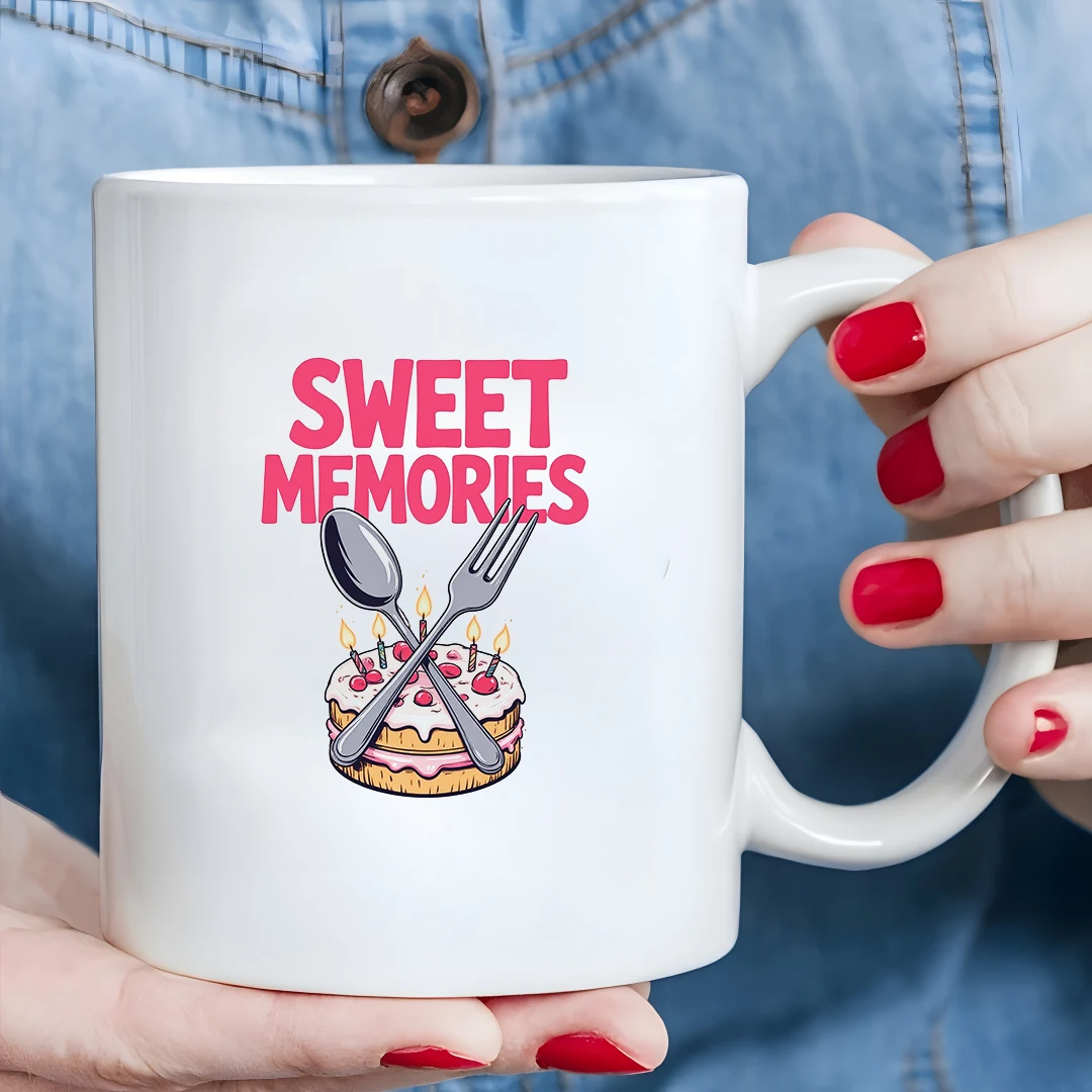 

11oz Cup + Sweet Good Times + Cartoon Christmas Cake Cup + Kids Office Cup + Stylish Gift
