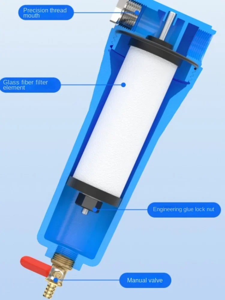 Easy Installation Industrial Grade Compressed Air Precision Filter Exceptional Air Purification