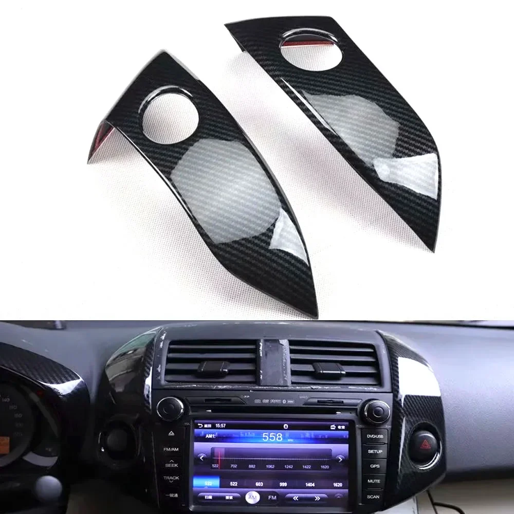 

Car Dashboard Central Control Emergency Light Lamp Switch Panel Cover Trim Styling For Toyota RAV4 2009-2012 Interior Auto Parts