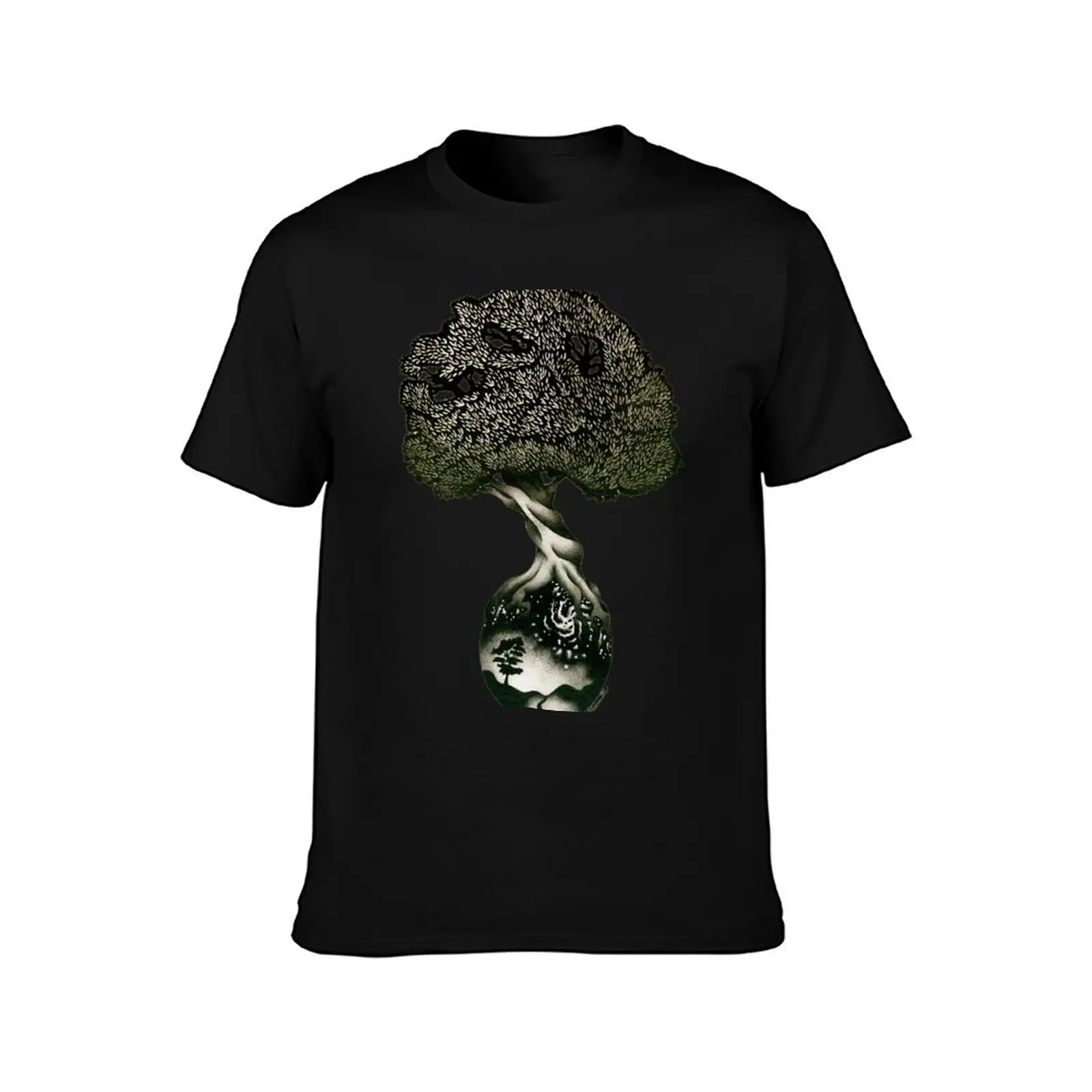 Nature Preserves all of Life T-Shirt Summer Casual Cotton Tee Oversized Streetwear Tops Vintage Graphic Print 100% Cotton