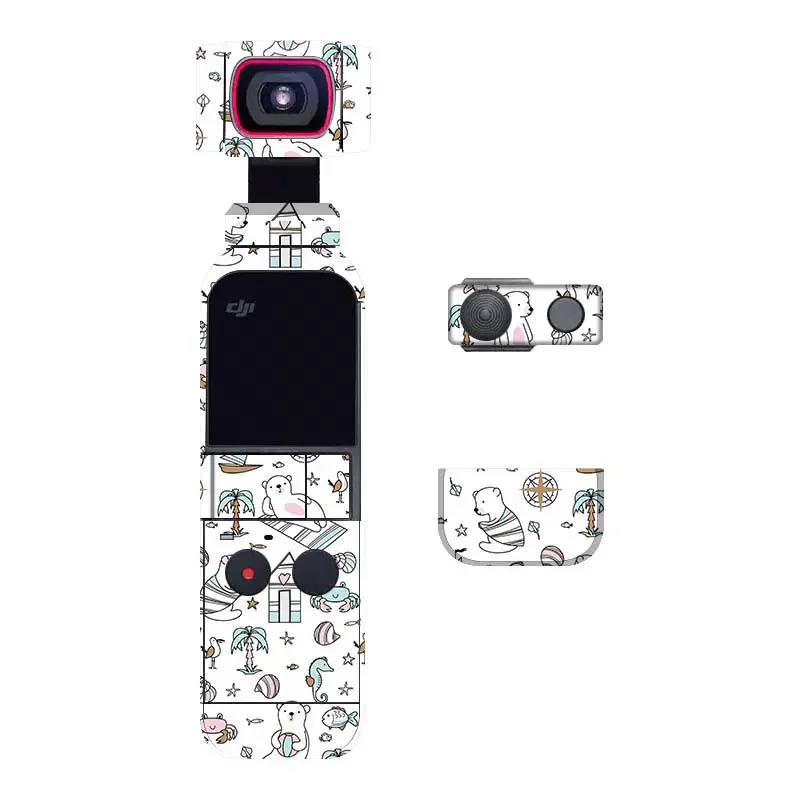 Osmo Pocket2 PocketII II M2 Decal Skin Vinyl Wrap Film Action Gimbal Camera Creator Combo Protective Sticker For DJI Pocket 2