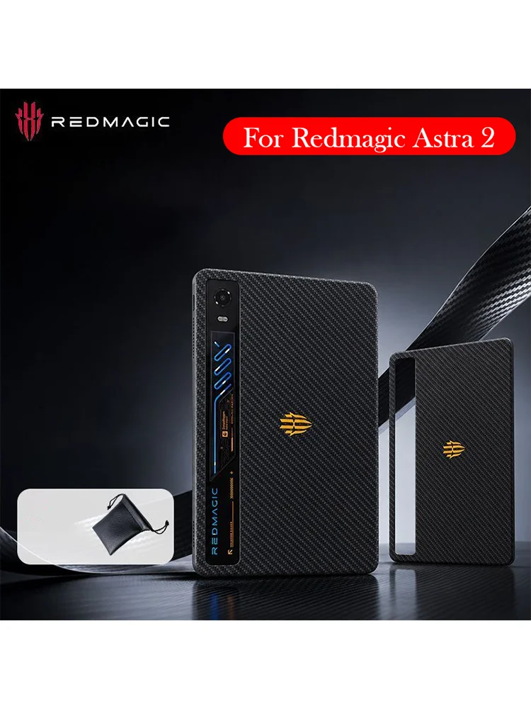Oryginalne etui z włókna węglowego do Redmagic Astra 2, Kevlarowa osłona z funkcją bezprzewodowego ładowania do REDMAGIC ASTRA — zdjęcie produktu 7