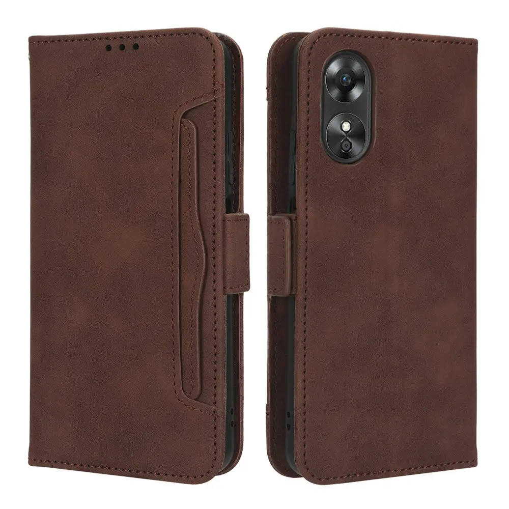 New Style For OPPO A17 A57S A 78 58 Flip Case Leather Wallet Shell Funda A94 A54 A77S A91 A96 A16 A78 A98 A74 94 91 A76 A77 A17K