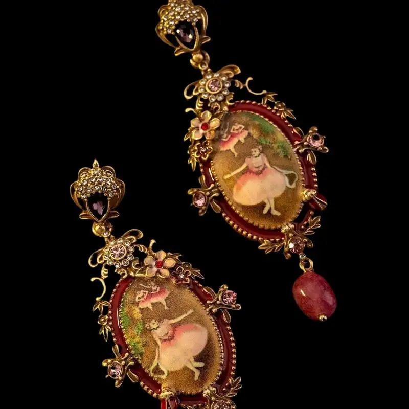 brincos-de-pintura-a-Oleo-vintage-com-bailarina-flor-e-abelha-em-relevo-brincos-luxuosos-esculpidos-para-uso-diario-feminino-e-acessorios-para-festas-de-danca