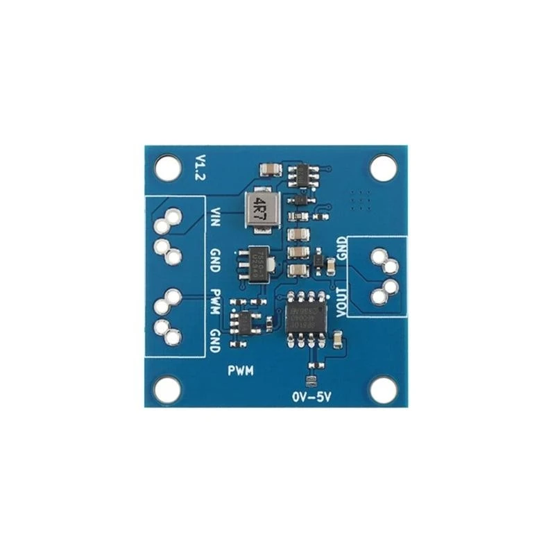 G6DD 0-5V/0-10V Output Electricity Converter Module Duty Cycle 22Hz-20kHz 3.3V-24V Board Module for Industrial Control