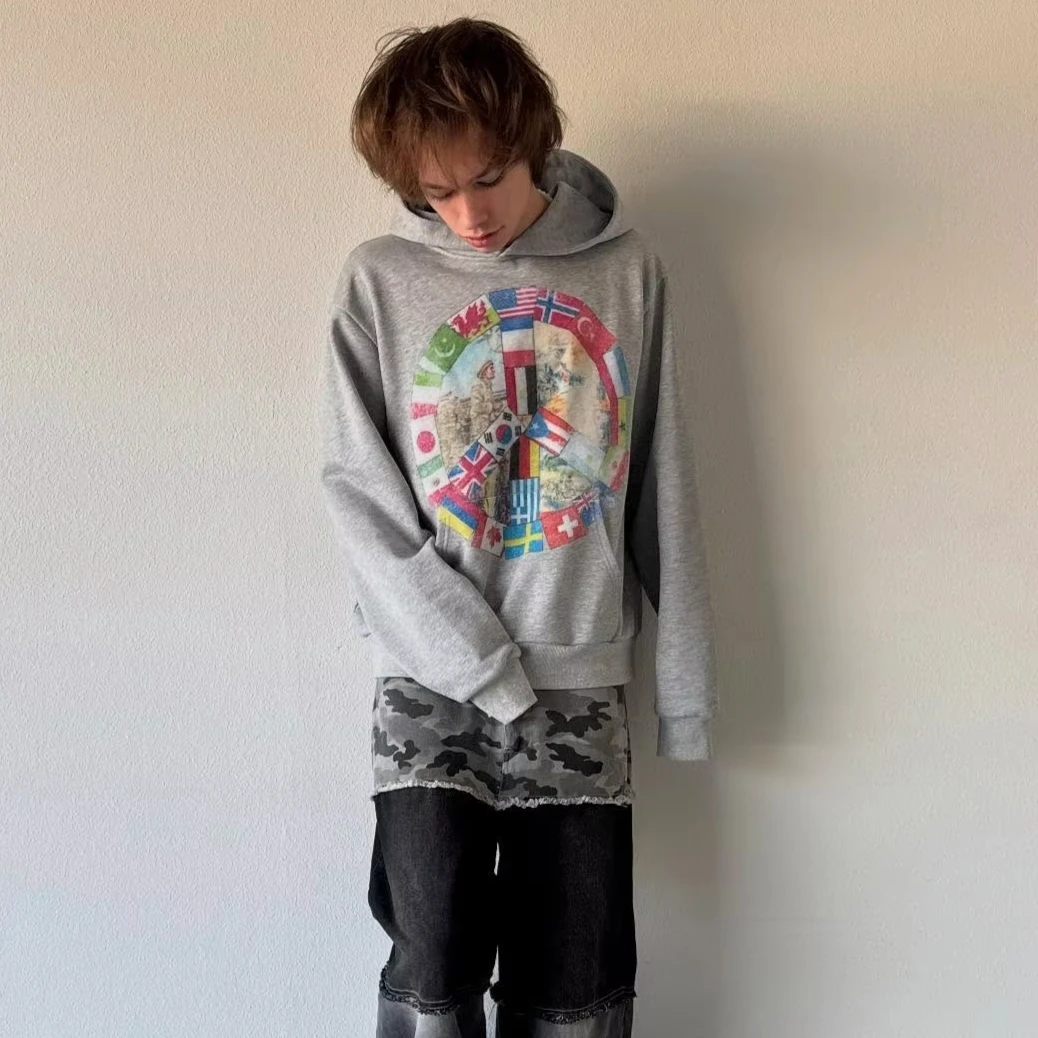 

Vintage Harajuku War Hoodies Women Streetwear Oversized Hoodie Y2k Top Sweatshirt Fashionstyle Tracksuit Casual Men Clothing