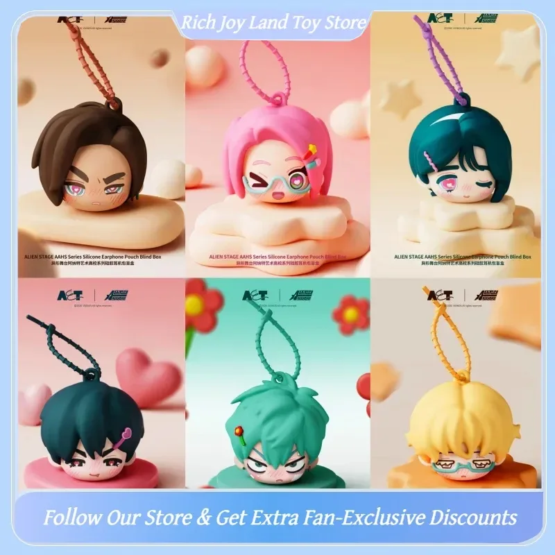 

Original Alien Stage Aahs Series Silicone Earphone Pouch Blind Box Pendant Ivan Till Figure Trendy Play Peripheraltoy Gifts
