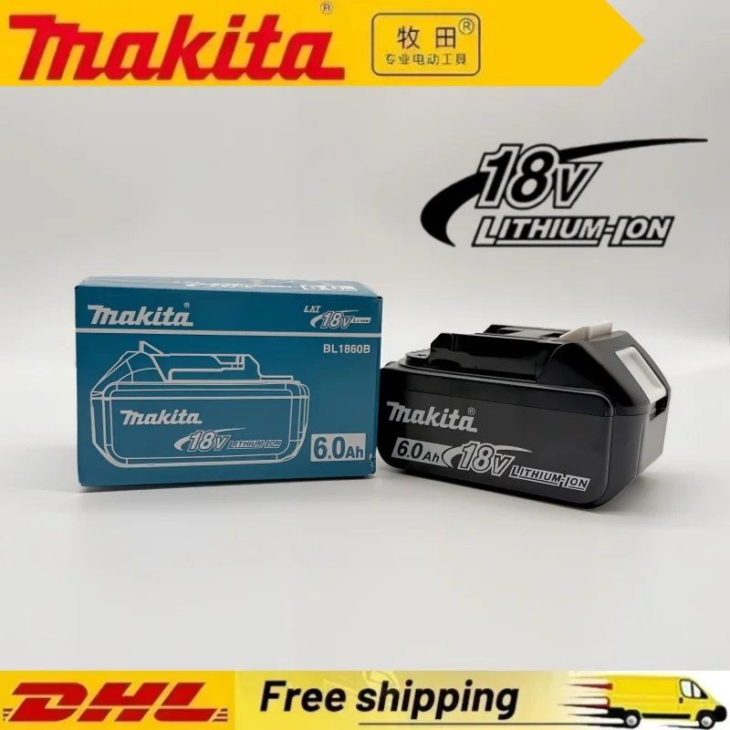 حقيقي جديد ماكيتا BL1860 18V6AH أدوات طاقة البطارية ليثيوم أيون استبدال LXT BL1850 BL1840 for18V مفك البراغي مع BMS TPCELL 18 فولت