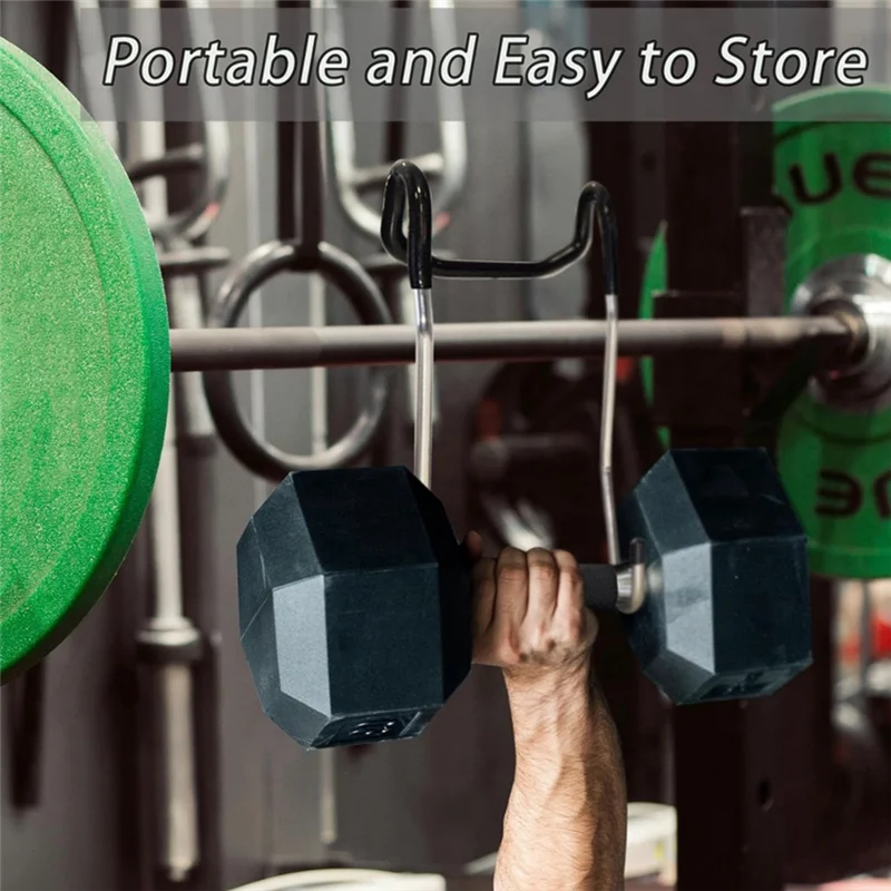 

2PCS Dumbbell Hooks Barbell Dumbbells Hanger Dumbbell Hooks Handles Dumbbell Hooks Exercise Fitness Equipment