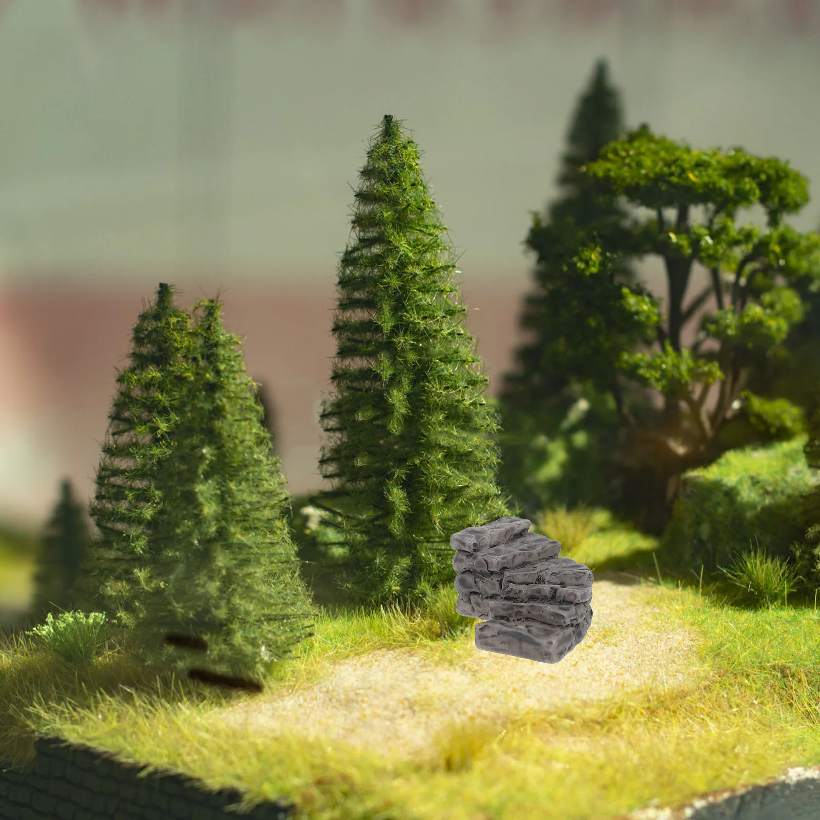 

Stone Bend Bridge Stairs Resin Crafts Home Aquarium Decor Mini Figurines Dollhouse Garden Step Landscape Ornaments Simulated