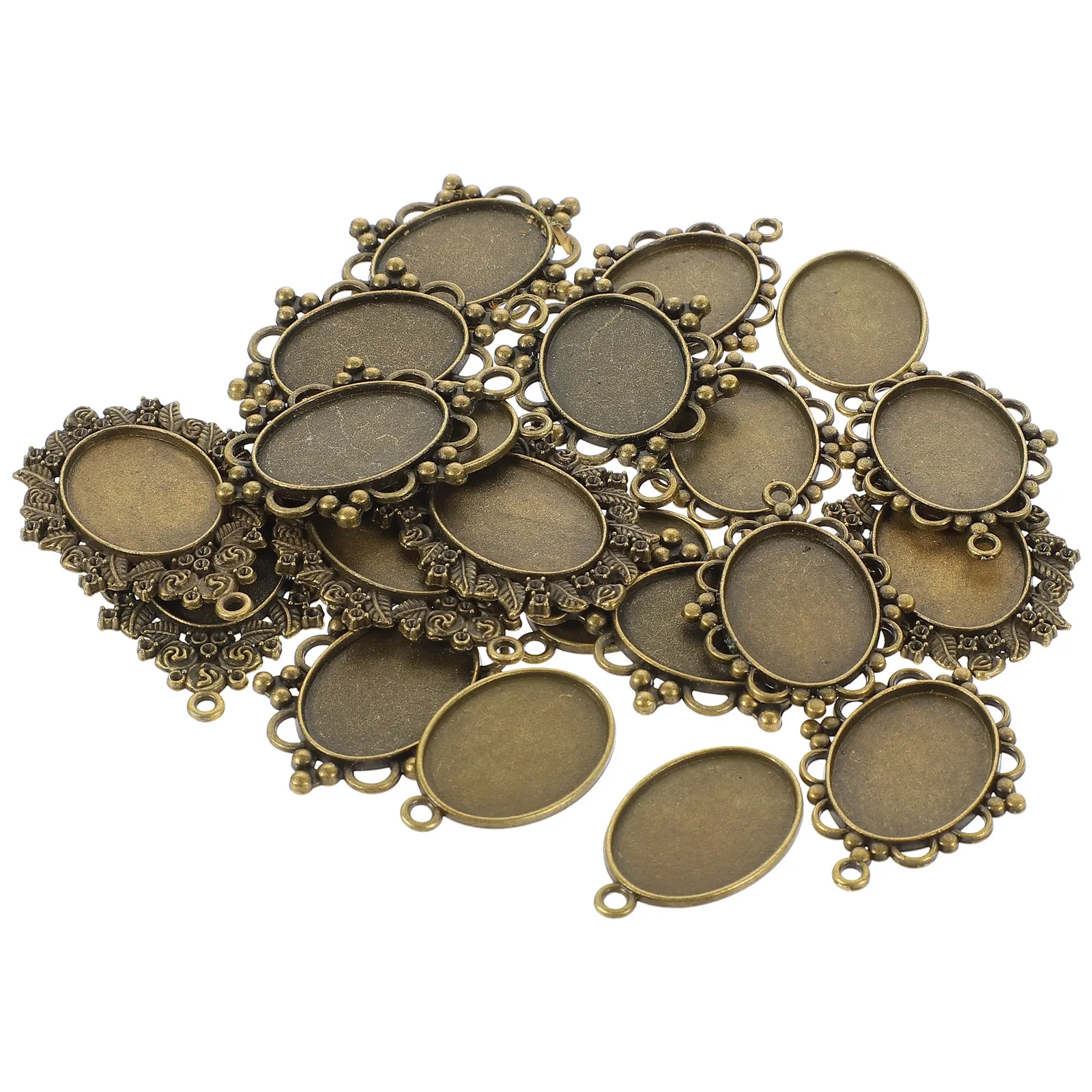 20Pcs Alloy Pendant Drop Assortment DIY Jewelry Accessories Women Retro Charms for Crafting Cosplay Costume Scrapbooking Gift