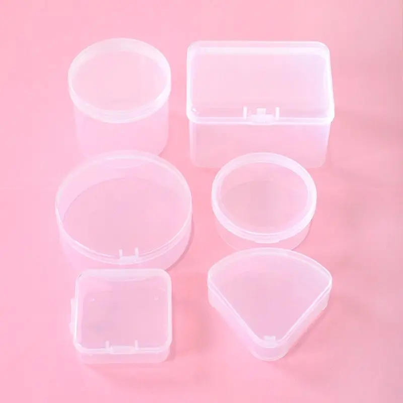 Mini Plastic Box Rectangular Box Translucent Packing Box  Storage Box Environment-friendly Moisture-proof Storage Case Container