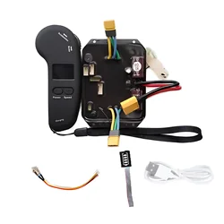 Controlador de monopatín eléctrico, Kit de Control remoto de velocidad Esc, Motor de doble cubo, 36v, Longboard Drive