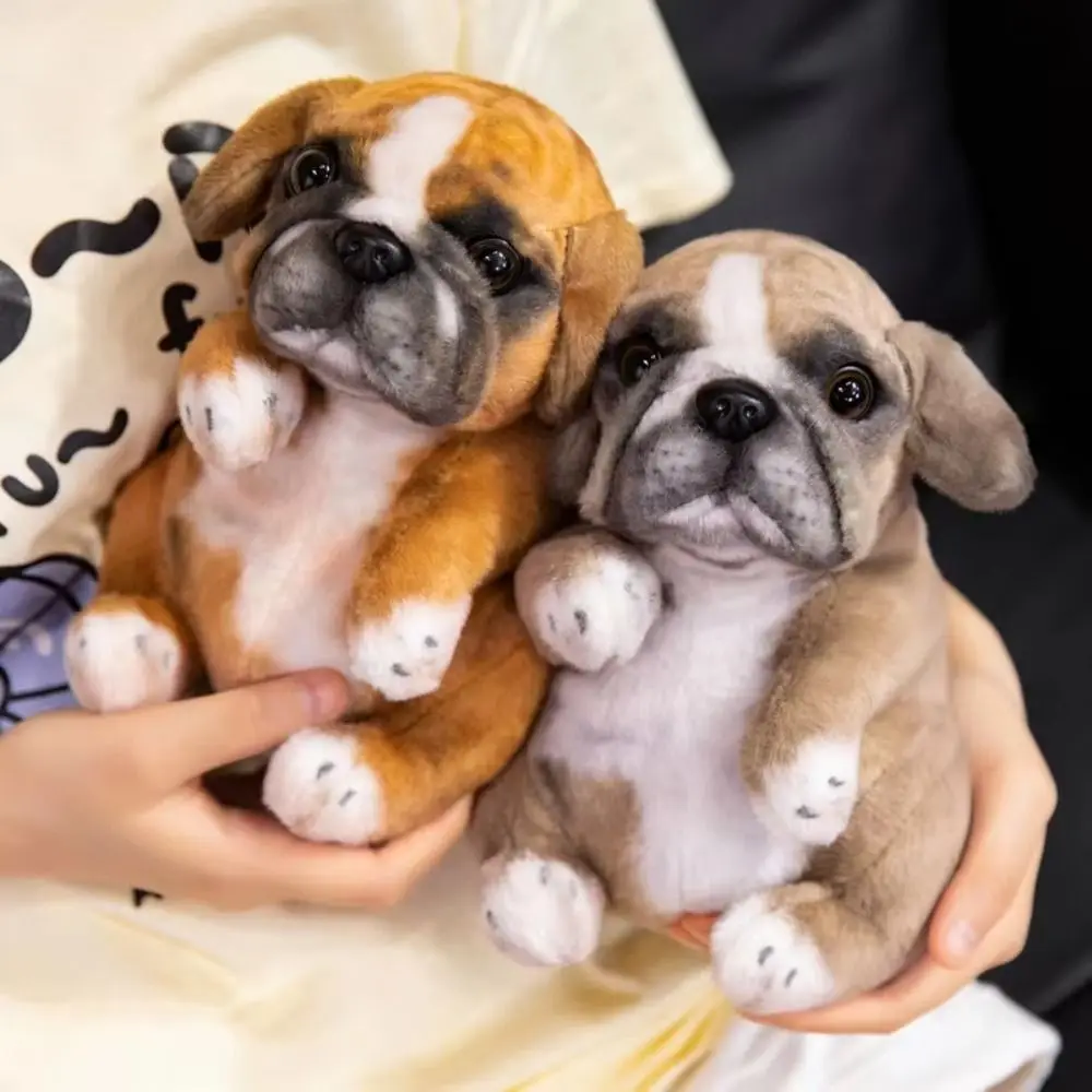 

For Children Stuffed Animals Stuffed Poodle Pug Cute Fluffy Realistic Puppy Sitting Simulation Dog