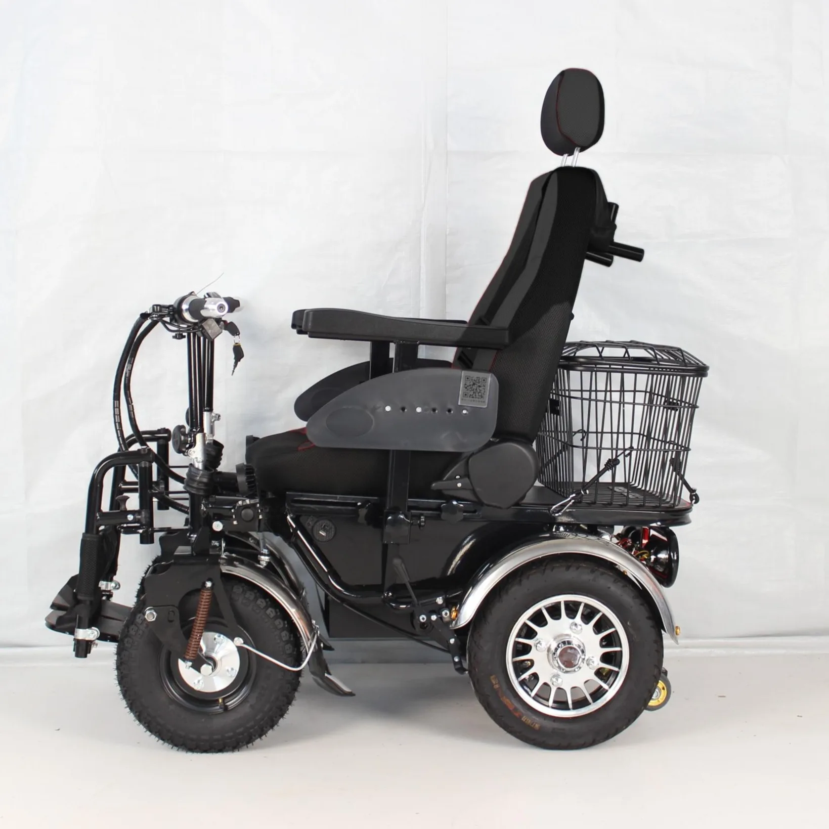

High horsepower differential motor double handle off-road electric wheelchair walker