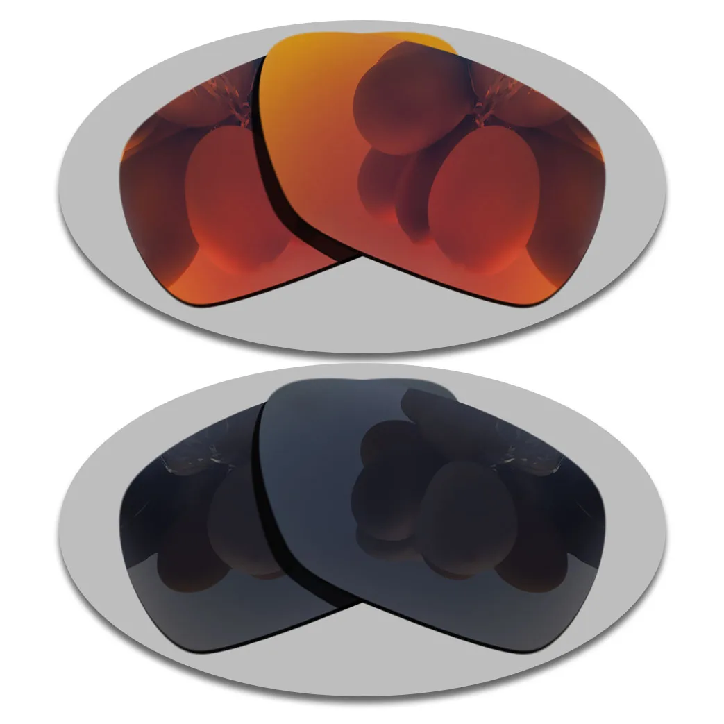 

Fire Red&Grey Black Lenses Replacement For-Costa Del Mar Tuna Alley Polarized Sunglasses