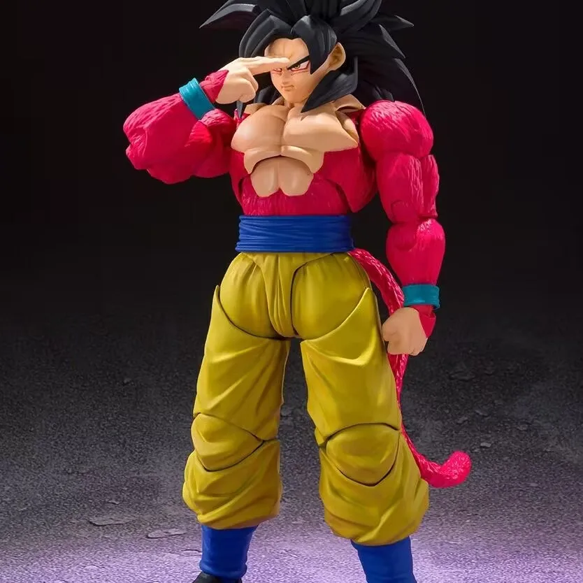 16ซม.Super Ssj4 Figuras Dragon Ball Z Son Goku Action Figureของเล่นอะนิเมะSaiyan 4คอลเลกชันFigurineเคลื่อนย้ายได้ของเล่นของขวัญร้อน