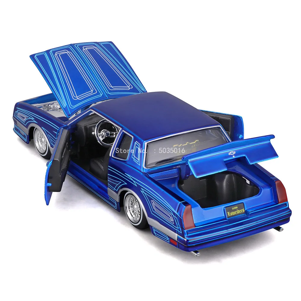 Maisto 1:24 1986 Chevrolet Monte Carlo SS Supercar Antique Car Static Die Casting Car Collectible Model Car Toy Gift Tide Play