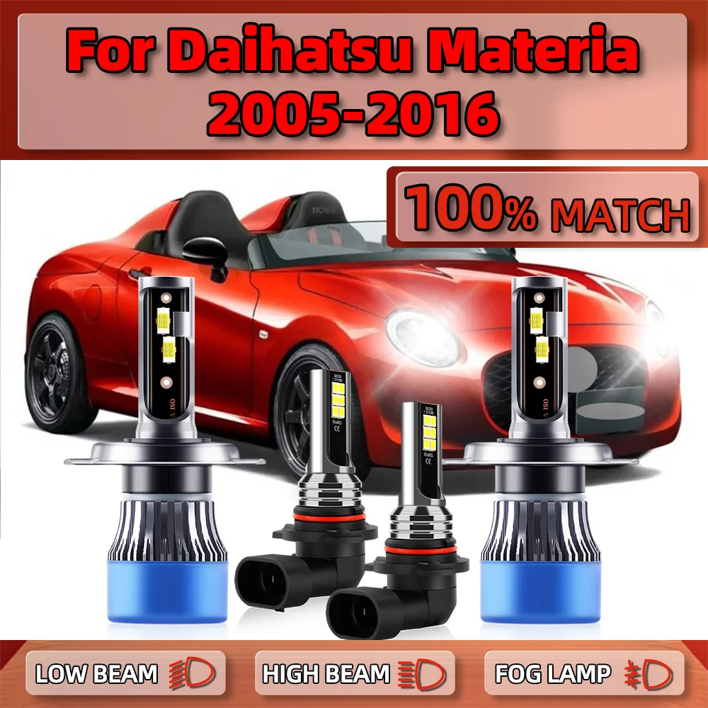 

240W Auto Head Lamps 40000LM CSP Chips Car LED Headlight Bulbs 6000K 12V For DAIHATSU MATERIA 2005-2011 2012 2013 2014 2015 2016