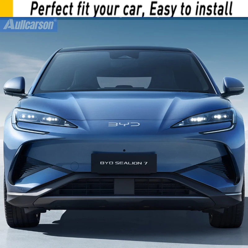 ل BYD سيليون 7 EV 2024 2025 الجلود مسند الذراع حصيرة الداخلية صندوق تخزين السيارات الغبار واقية غطاء الوسادة حامي اكسسوارات السيارات