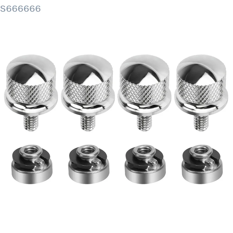 할리 스포츠스터 XL 소프테일 FL 다이나 스트리트 밥 로드 4x 퀵 릴리즈 리어 펜더 시트 볼트 너트 키트용 오토바이 마운트 나사