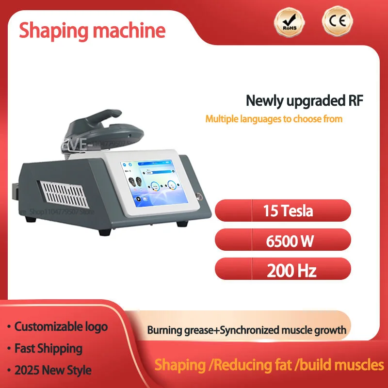 

Professional Ems body Slimming 15 tesla Machine Body Sculpting Muscle Building 1/3 Handles rf Machine