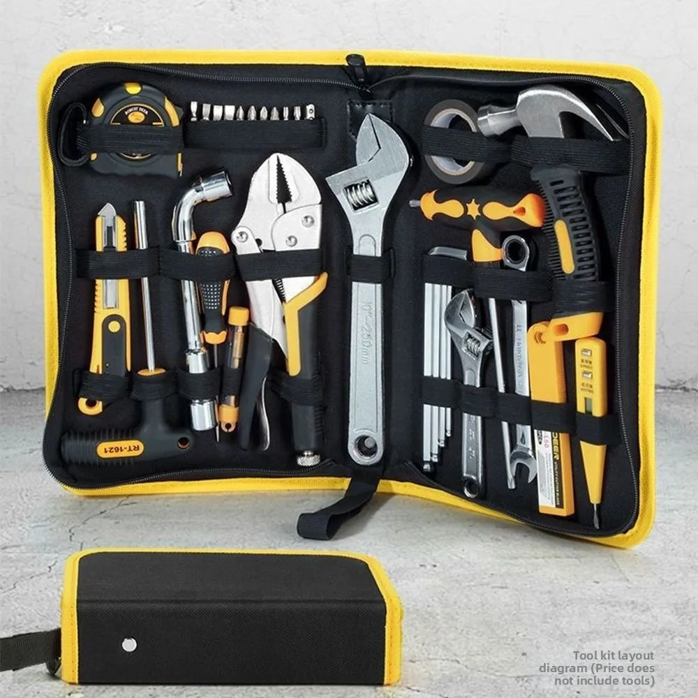 Water Resistant Multifunction Repair Tool Bag Oxford Cloth Portable Tool Storage Bag Tool Carry Case Tool Organization