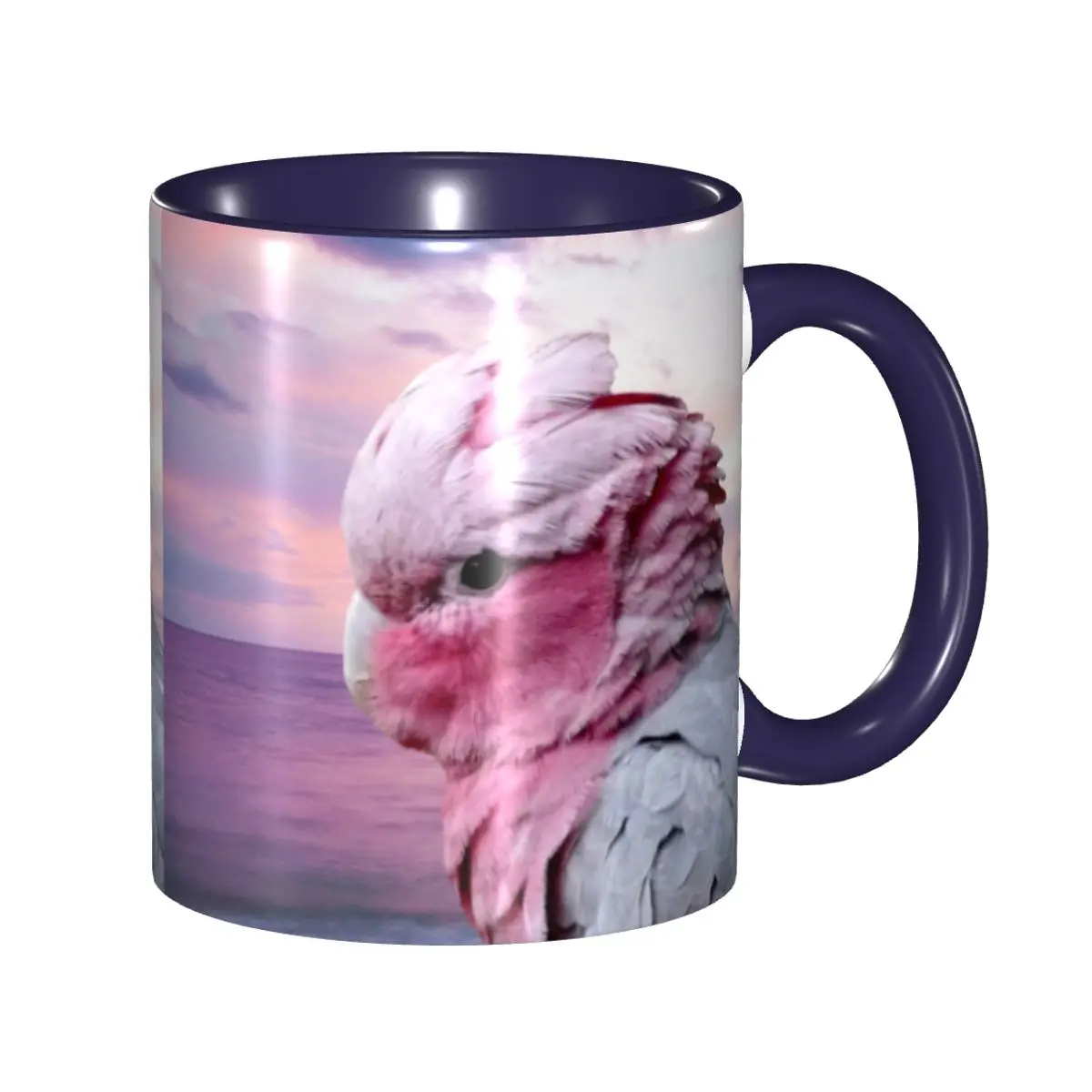 

Parrot Galah Cockatoo Coffee Mug DIY Custom Bird Ceramic Mug Creative Present