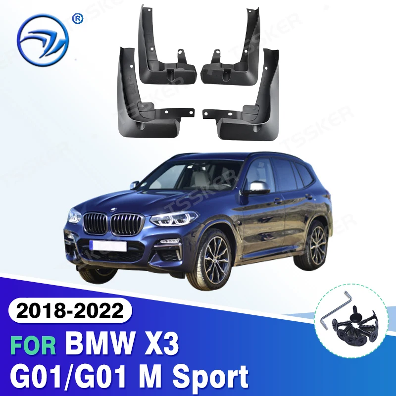 Front Rear Mud Flaps For BMW X3 G01/G01 M Sport 2018 2019 2020 2021 2022 Splash Guards For Fender Mud Flap Car Accessories