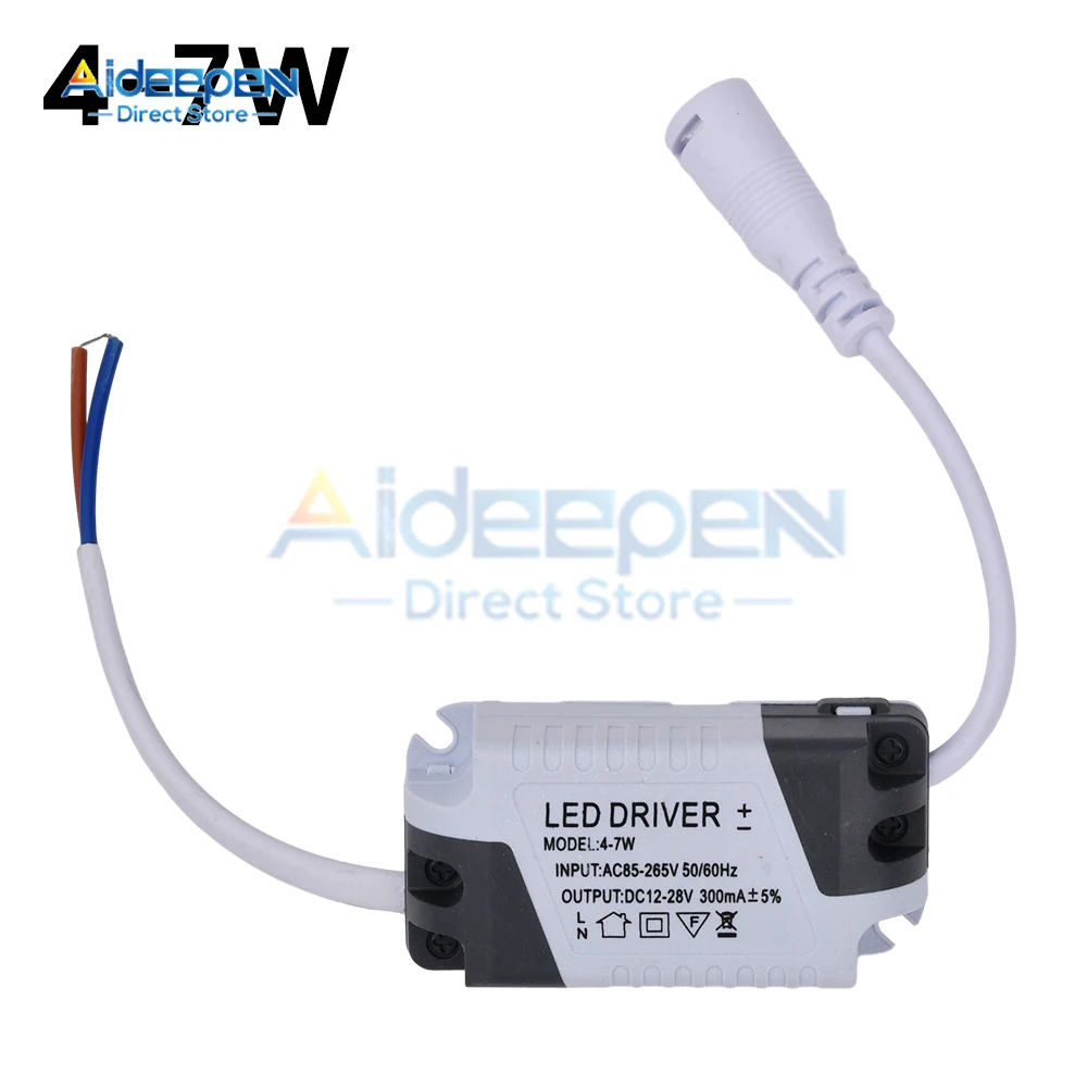 LED Constant Current Driver AC 110V 220V 1-3W 4-7W 8-12W 12-18W 18-24W 24-36W Power Supply Adapter Transformer for Panel Light