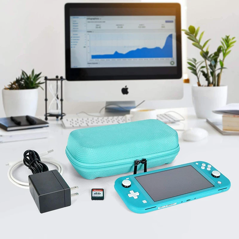 Carrying Case Compatible with Nintendo Switch Lite,For Console & Accessories Portable Shell Pouch Carrying Travel Bag