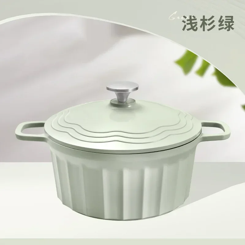 New Cast iron pots and pans Cooking pot Cookware Enamel Cast iron soup hot pot Kitchen accessories Non stick pots for cooking