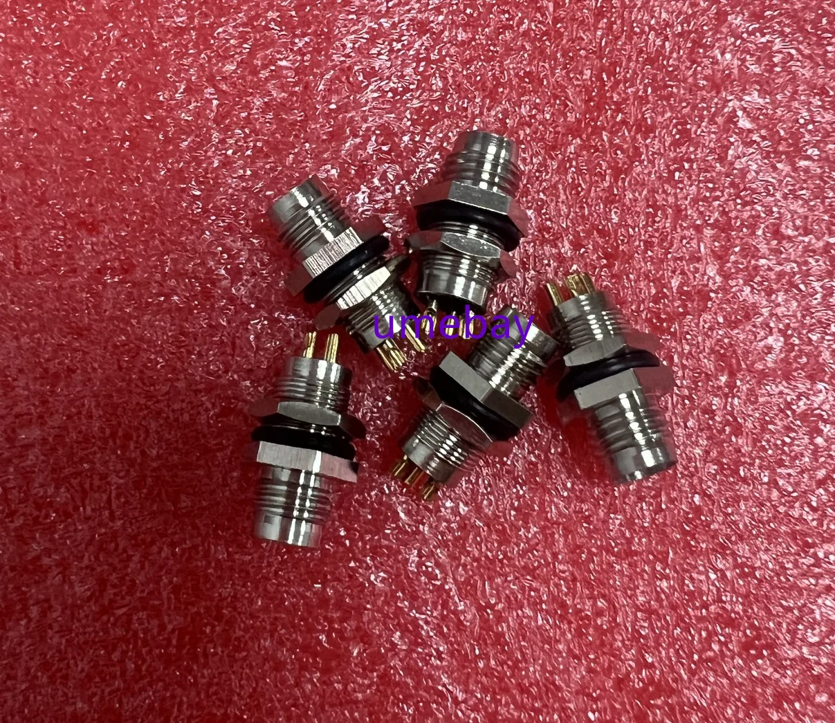 5 pieces. Integrated circuit, M8 waterproof aviation plug socket sensor connector, 3P4 hole male and female, 5-pin 6-pin socket