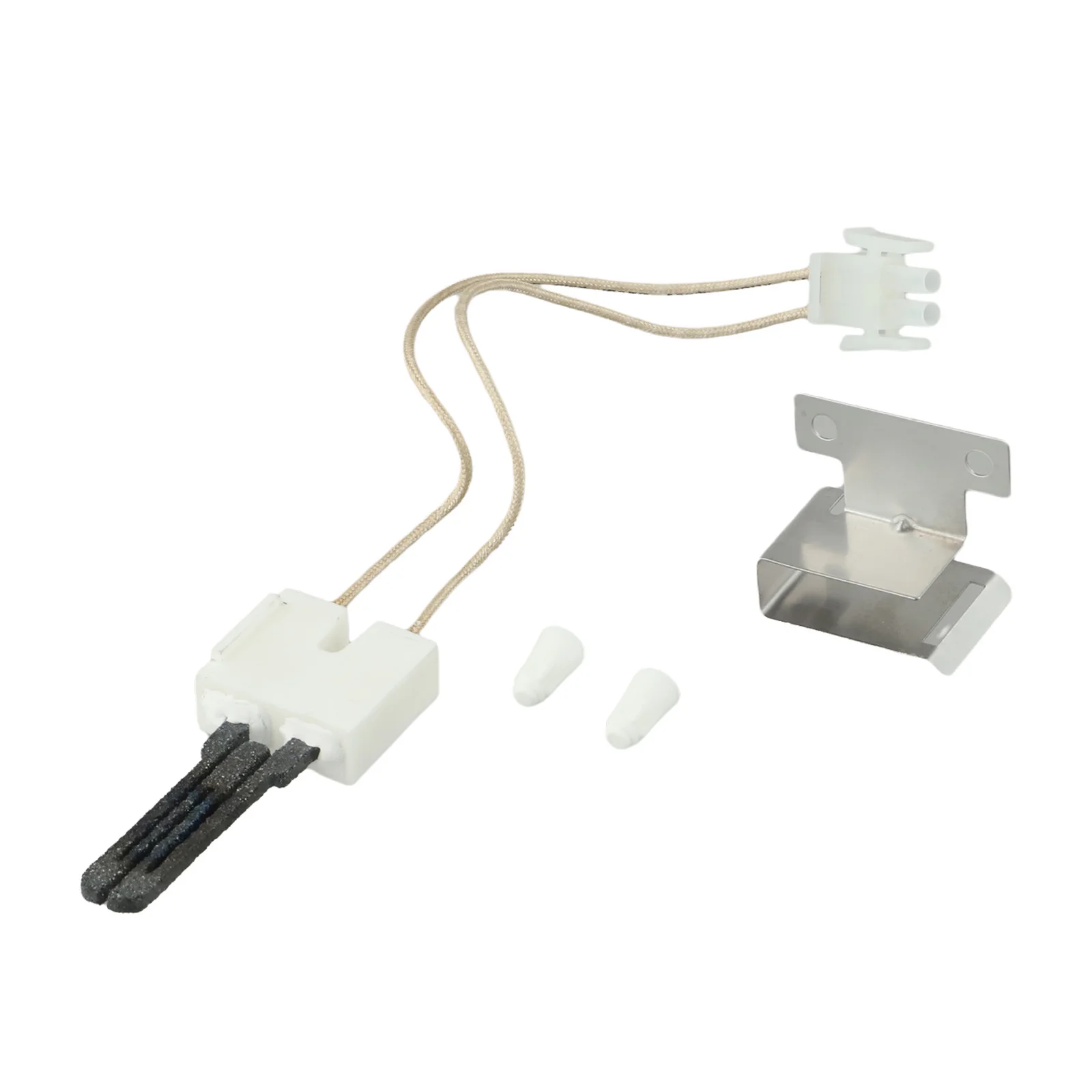 B1401015 Ignitor IG418 Igniter 1-1 4 polegadas Furo Centro 5-1 2 polegadas Fio 95 Peça de instrumento de material de porcelana