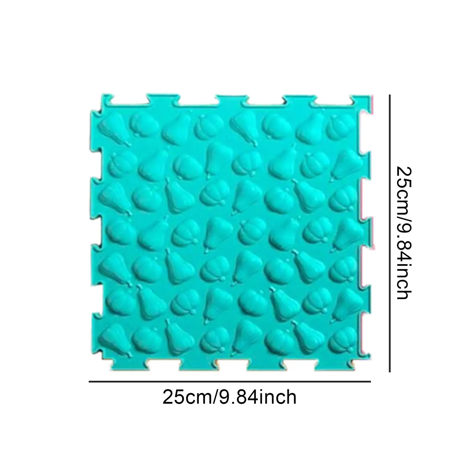 Tappetino puzzle sensoriale per massaggio Tappetino da gioco Percezione colore multifunzionale