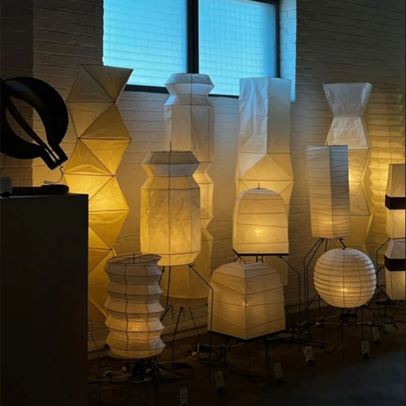 

Японский торшер noguchi LED Wabi sabi Торшер E27 Торшер из рисовой бумаги Paper Zen Interior Cafe угловые лампы для гостиной