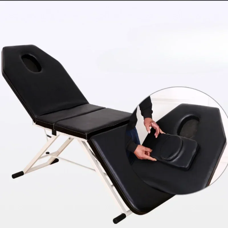 Folding Portable Massage Bed Beauty Spa Examination Physical Therapy Massage Bed Bathroom Camilla Masaje Salon Furniture WZ50MB