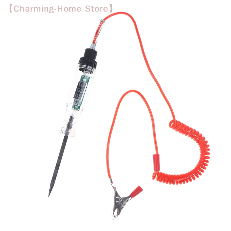【M】1PC Digital Display Voltage Circuit Tester 6V 12V 24V Multifunction Car Diagnostic Probe Test Pen Auto Diagnostic Detector