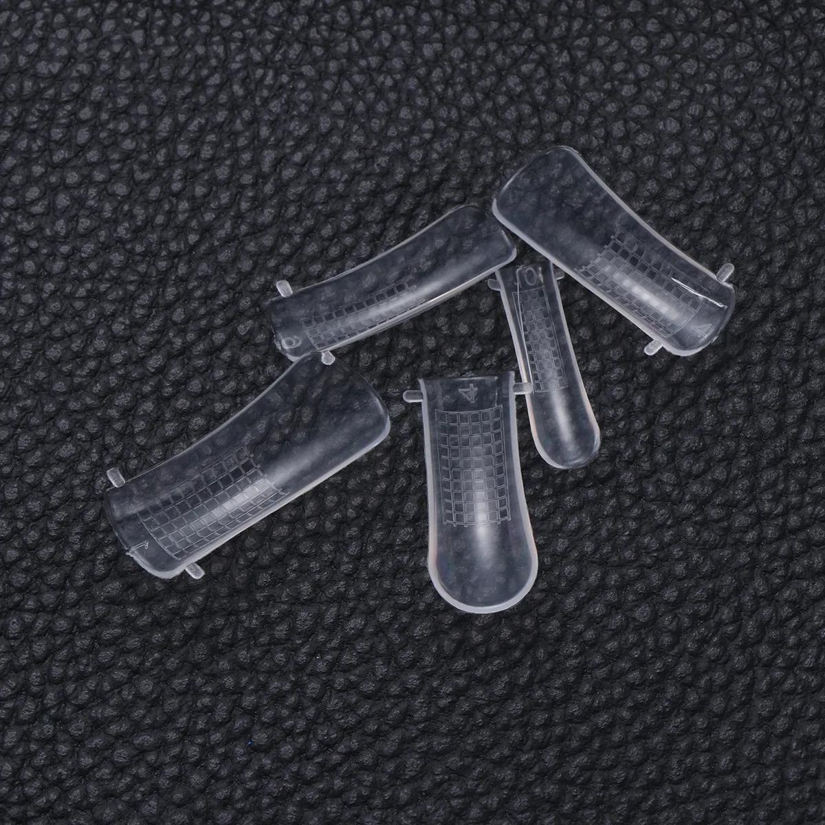 

100pcs Crystal 10 Sizes Artificial Numbered False Nail Forms For Acrylic Gel Fiberglass Diy Nail Art Fake Nails