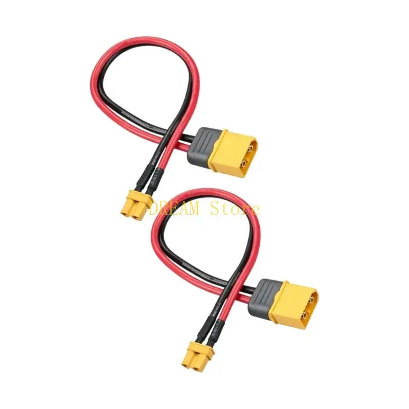 XT60H to XT30U Power Conversion Cables with PA66 Housings, Gold-Finished Contacts and Solderless Coupling for Charging Best Sale