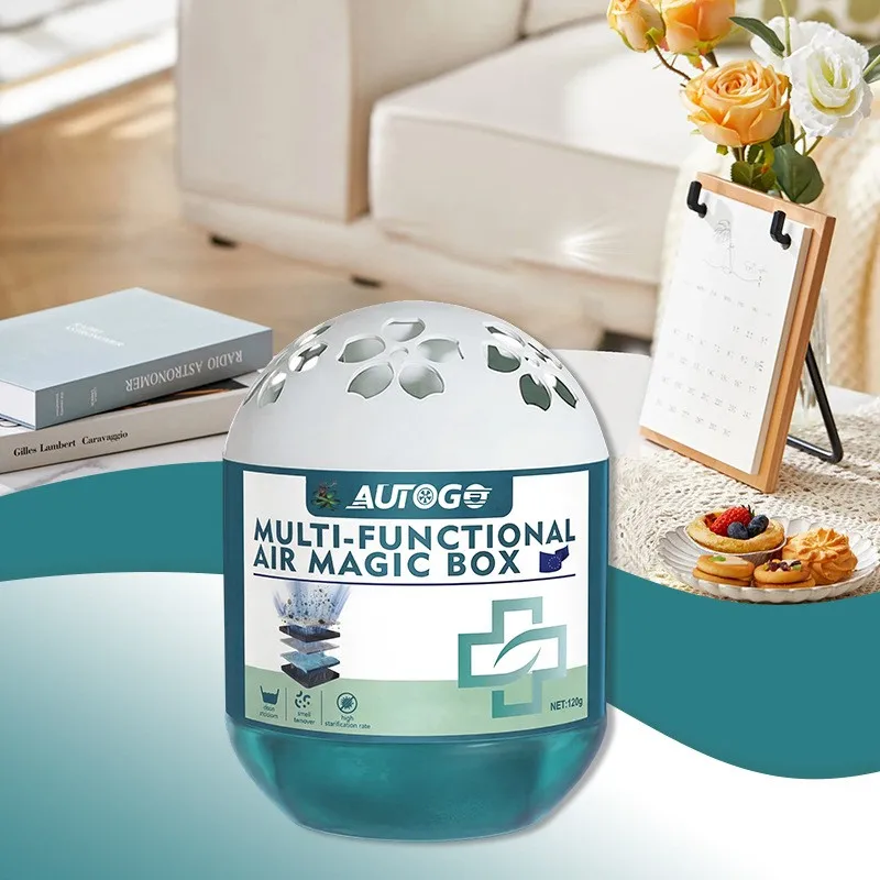 AUTOGO Multi-Functional Air Magic Box 120g Space Aromatherapy Odor Eliminator for Home Car Bathroom