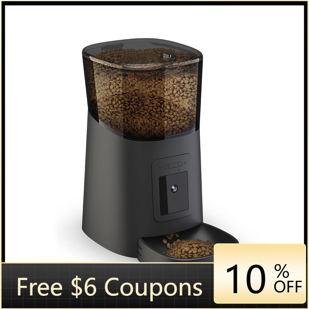 

STLF IPetDog 6L APP Control Smart Cat Food Dispenser WIFI Automatic Pet Feeder Automatic Dog Feeder Pet Timing Voice Dog Product