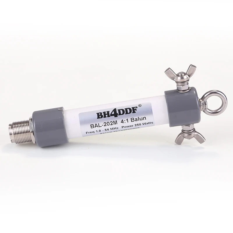 Mini 250W 4:1 HF Shortwave Antenna Balun 1.0-54MHz Waterproof by BH4DDF 160m-6m 250W SSBPEP 350W