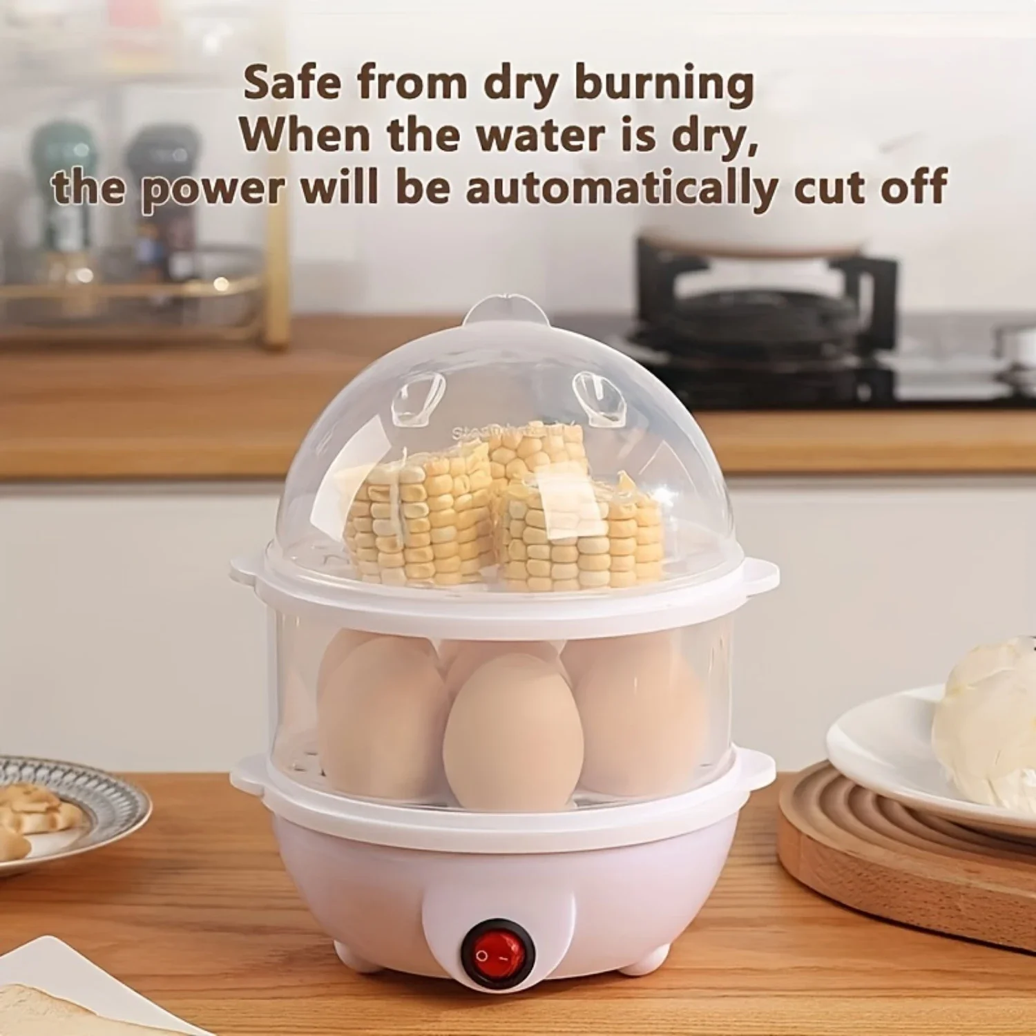 

Make Breakfast Easier With The Multifunctional Automatic Egg Steamer!