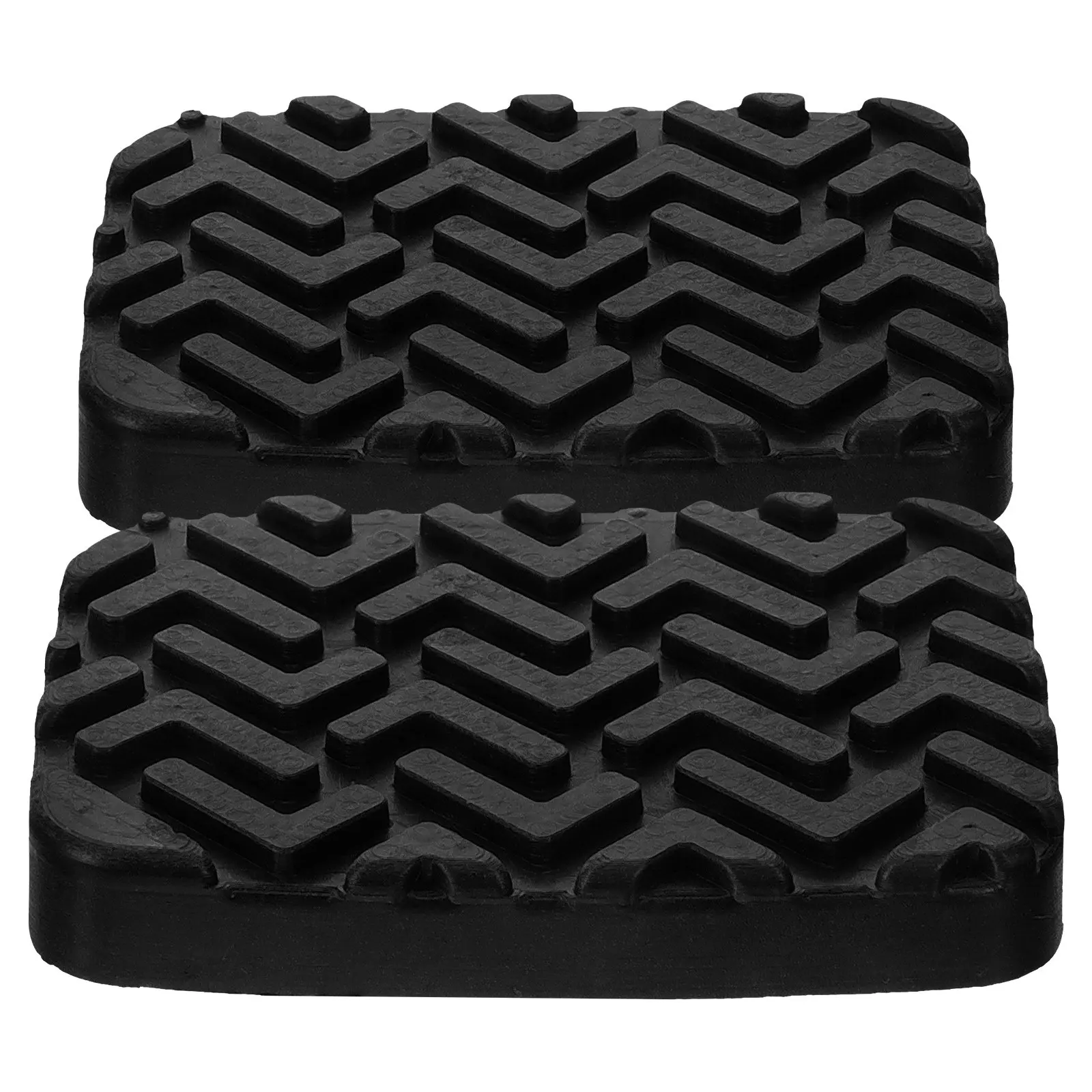 1Pair Car Brake Pedal Cover Rubber Brake Pedal Pad Replacement Non-Slip Textured Surface for Safe Comfortable Driving