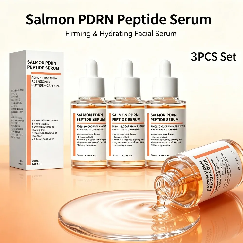 Leichtes Lachs-Firming-Serum 50ml, verjüngende, feuchtigkeitsspendende Hautpflege-Essenz, Kupferpeptid, Anti-Aging, stärkendes Barriereserum