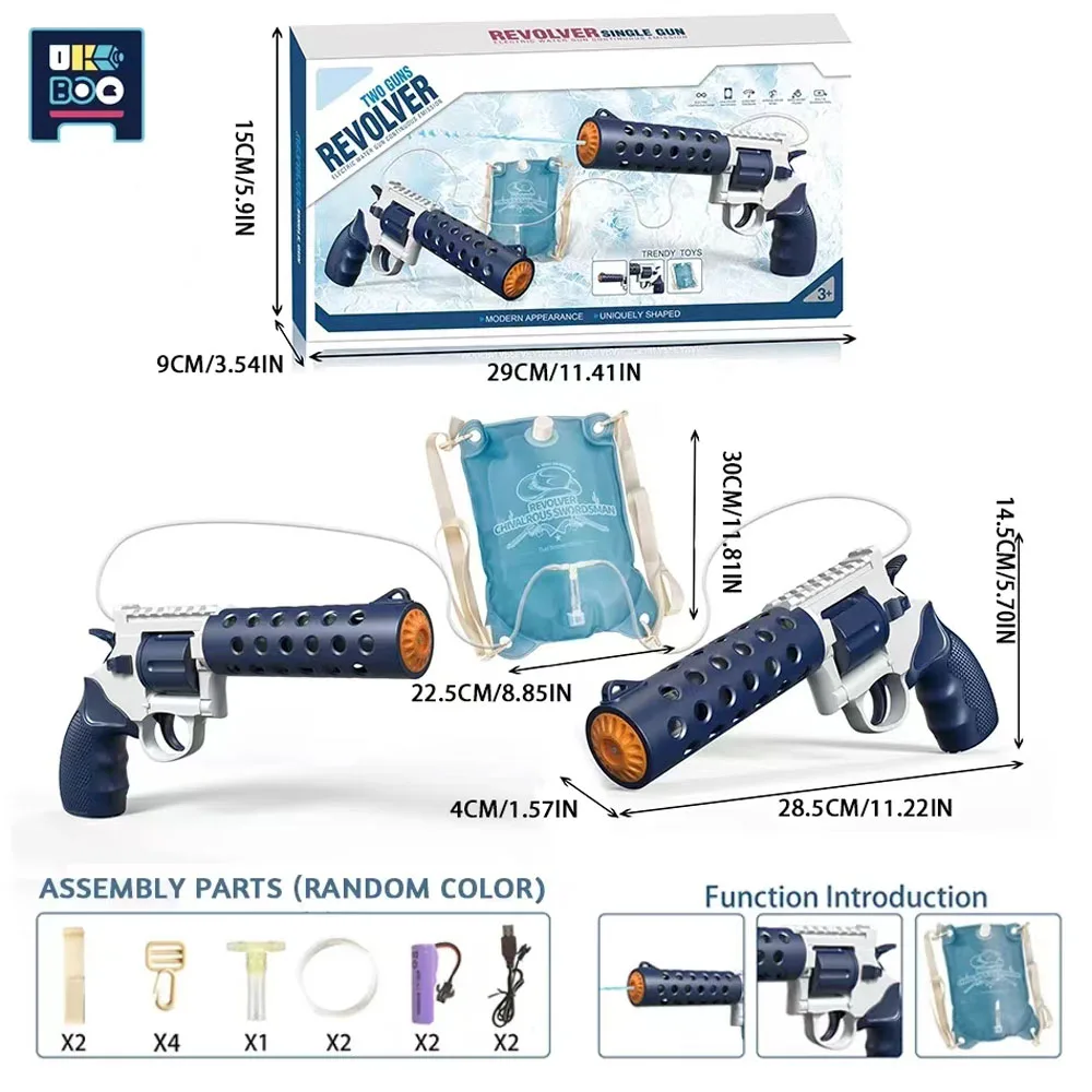 Kosmiczny plecak elektryczny pistolet na wodę letni Outdoor na plażę na świeżym powietrzu strzelanka na plażę zabawka dla dzieci prezent dla chłopca