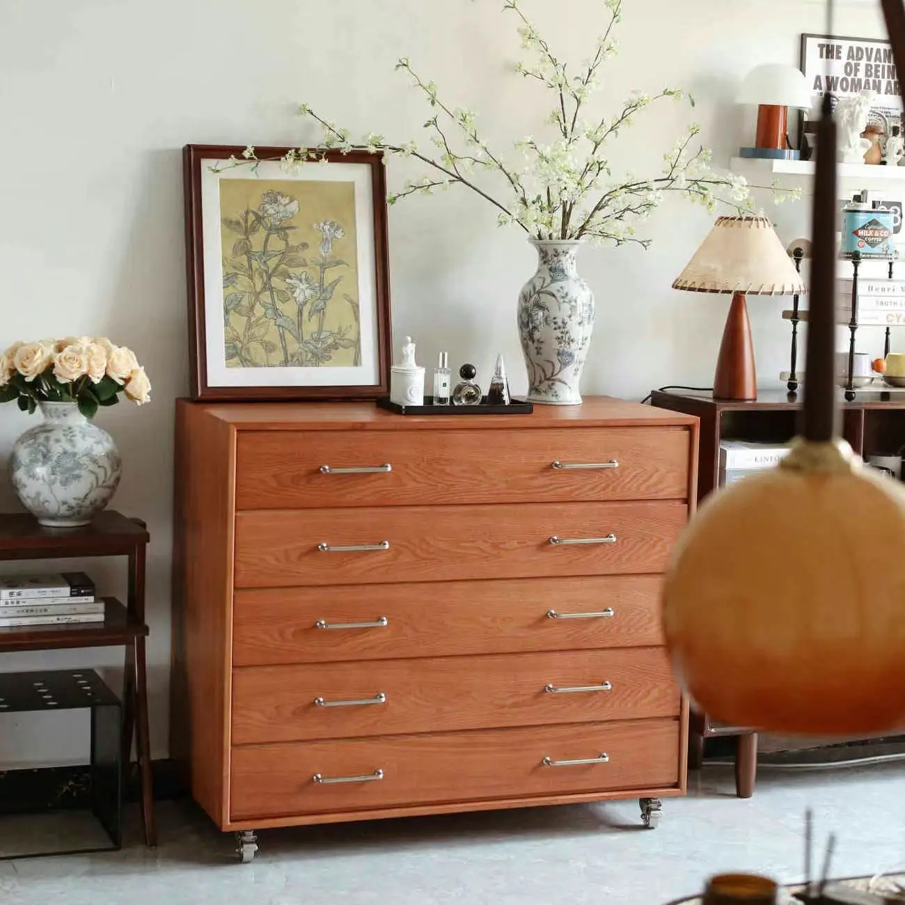 

Bedroom storage cabinet antique chest retro chest