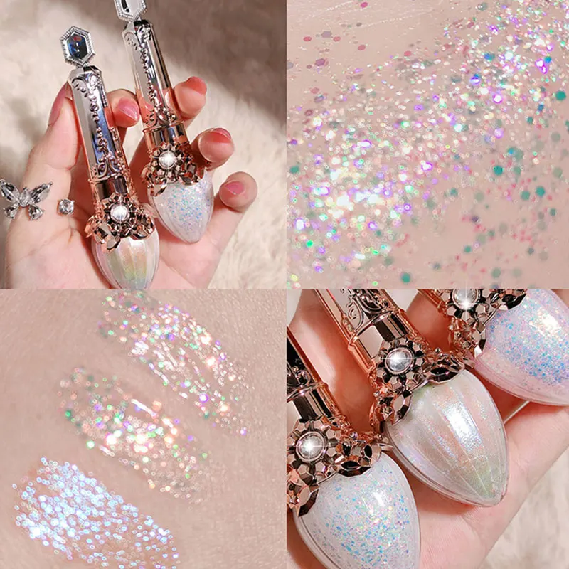 Galaxy Shimmer Eyeshadow Long-lasting Waterproof Sequins Pearlescent Eyeliner Shiny Eye Makeup Korean Cosmetics Wholesale